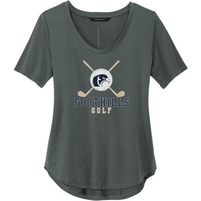 Women's Stretch Jersey Relaxed Scoop Tee