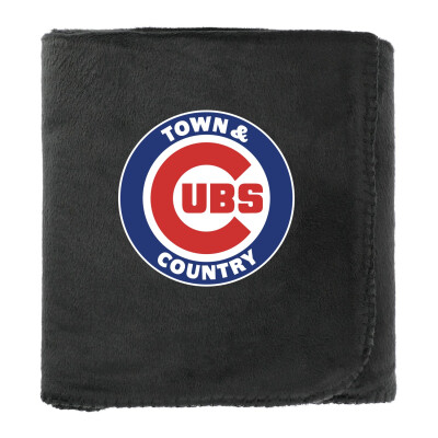 100% Recycled PET Fleece Blanket with RPET Pouch