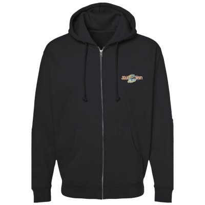Embroidered Heavyweight Full Zip Hooded Sweatshirt