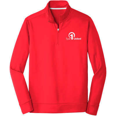 Port & Co™ Performance Fleece 1/4-Zip Pullover Sweatshirt