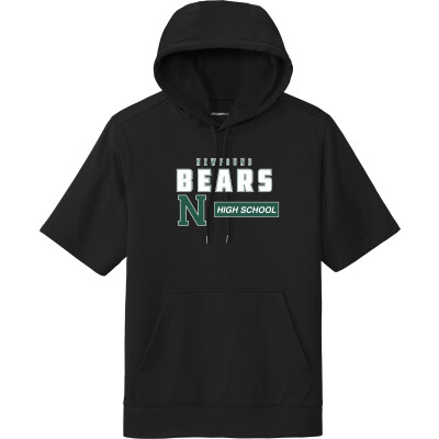 Performance Fleece Short-Sleeve Hooded Pullover