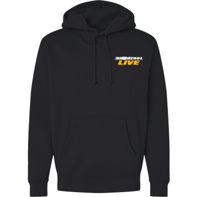 On Patrol: Live Unisex Midweight Hooded Sweatshirt