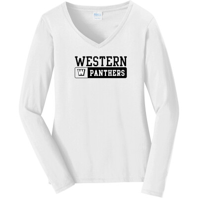 Women's Long Sleeve Fan Favorite V-Neck Tee