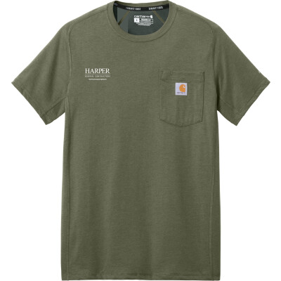 CARHARTT Men's Force Short Sleeve Pocket T-Shirt (DTF)