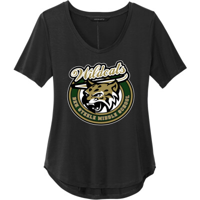 Women's Stretch Jersey Relaxed Scoop Tee