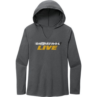 On Patrol: Live Womens TriBlend Long Sleeve Hoodie