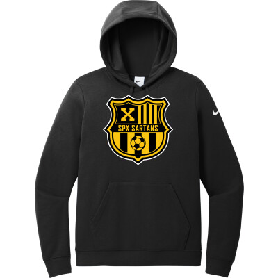 Nike Women's Club Fleece Sleeve Swoosh Pullover Hoodie