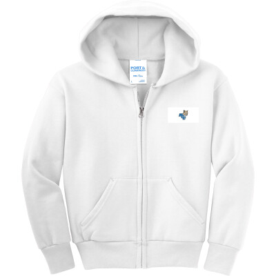 Youth Core Fleece Full-Zip Hooded Sweatshirt