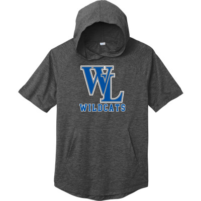 Tri-Blend Wicking Short Sleeve Hoodie