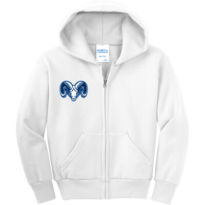 Youth Core Fleece Full-Zip Hooded Sweatshirt