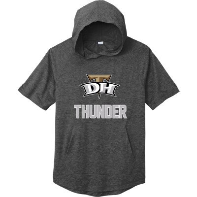 Tri-Blend Wicking Short Sleeve Hoodie