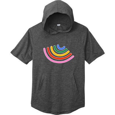 Tri-Blend Wicking Short Sleeve Hoodie