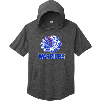 Tri-Blend Wicking Short Sleeve Hoodie
