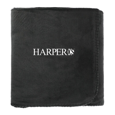 100% Recycled PET Fleece Blanket with RPET Pouch