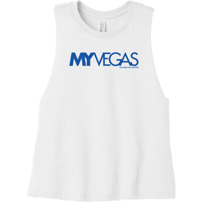 MY VEGAS WOMEN'R RACERBACK CROPPED STYLE TANK