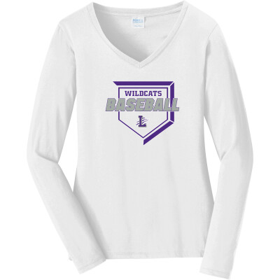 Women's Long Sleeve Fan Favorite V-Neck Tee