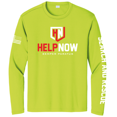 Long Sleeve PosiCharge Competitor Tee Search and Rescue Team Member