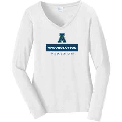 Women's Long Sleeve Fan Favorite V-Neck Tee