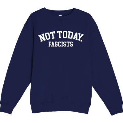 Not Today, Fascists! - Unisex Heavyweight Crewneck Sweatshirt