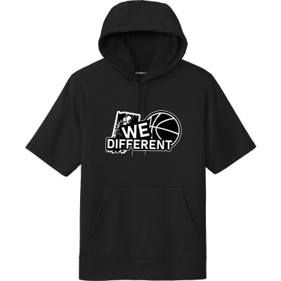 Performance Fleece Short-Sleeve Hooded Pullover