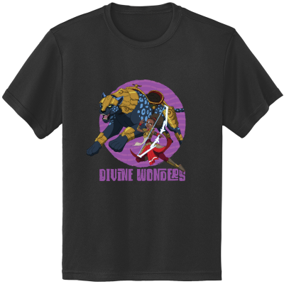 Iyanu & Ekun Divine Wonders Youth Performance Moisture Wicking Tee