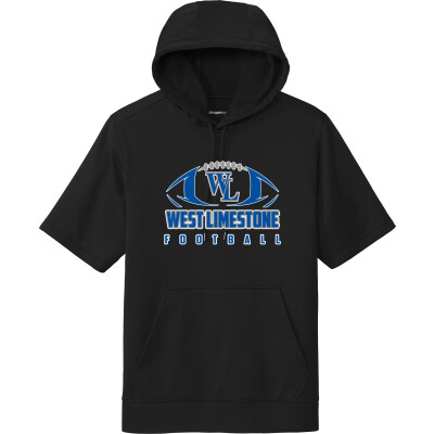 Performance Fleece Short-Sleeve Hooded Pullover