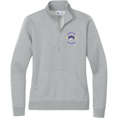 Nike Women's Club Fleece Sleeve Swoosh 1/2-Zip