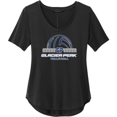 Women's Stretch Jersey Relaxed Scoop Tee