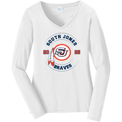 Women's Long Sleeve Fan Favorite V-Neck Tee