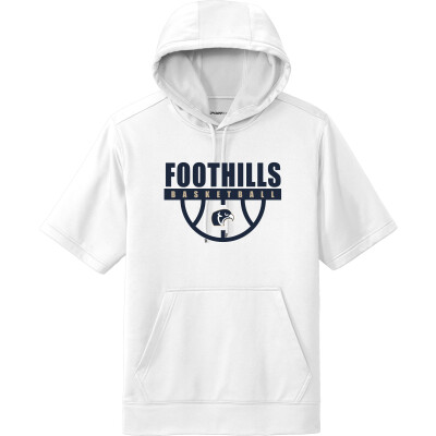 Performance Fleece Short-Sleeve Hooded Pullover