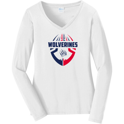 Women's Long Sleeve Fan Favorite V-Neck Tee