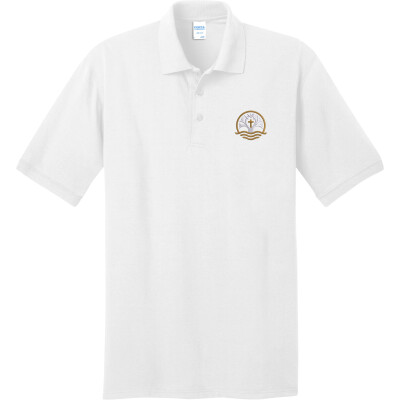 Adult Jersey Knit Polo - Embroidered Logo