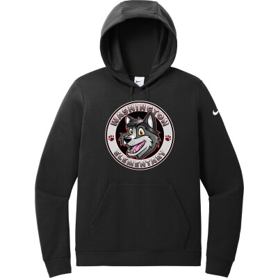 Women's Nike Club Fleece Sleeve Swoosh Pullover Hoodie