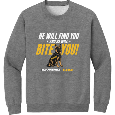 He Will Find You Heavy Blend Crewneck Sweatshirt