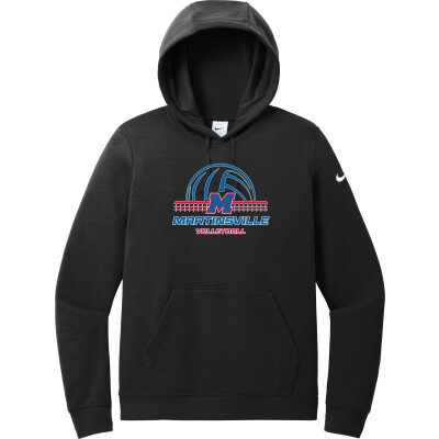 Nike Women's Club Fleece Sleeve Swoosh Pullover Hoodie