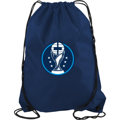 Connect Crest Drawstring Bag
