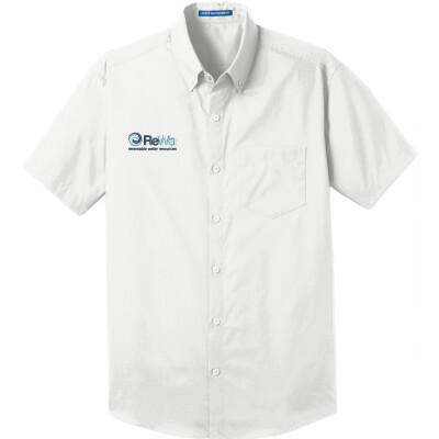 Short Sleeve Carefree Poplin Shirt