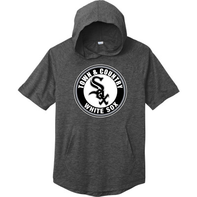 Tri-Blend Wicking Short Sleeve Hoodie