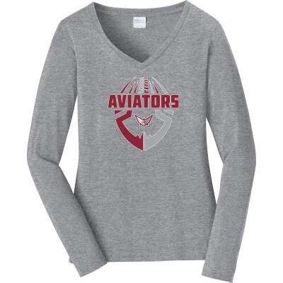Women's Long Sleeve Fan Favorite V-Neck Tee
