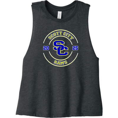 Bella+Canvas Women’s Racerback Cropped Tank
