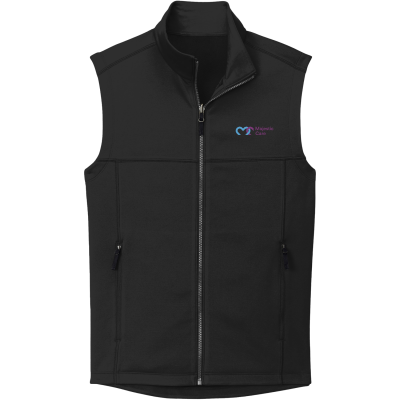 Men's Smooth Fleece Vest - Printed