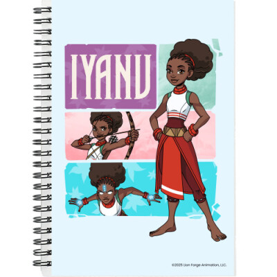 Iyanu (Tiles) Spiral Bound 6x8 Notebook