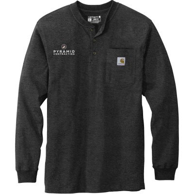 Carhartt Long Sleeve Henley T-Shirt (DTF)