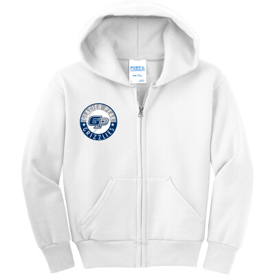 Youth Core Fleece Full-Zip Hooded Sweatshirt