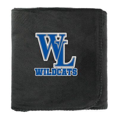 100% Recycled PET Fleece Blanket with RPET Pouch