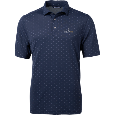 CUTTER & BUCK Men's Pike Constellation Print Stretch Polo (EMB)