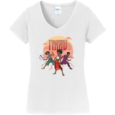 Team Chosen Tree of Freedom Women's Cotton V-Neck Tee