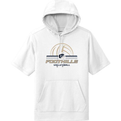 Performance Fleece Short-Sleeve Hooded Pullover