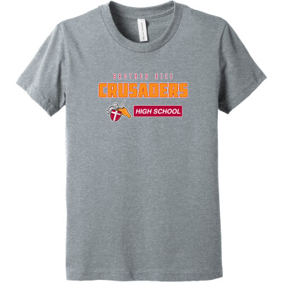 Bella+Canvas Youth Heather CVC Tee