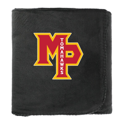 100% Recycled PET Fleece Blanket with RPET Pouch